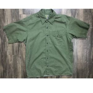 Mountain Hard Wear Shirt Large Cotton Pearl Snap